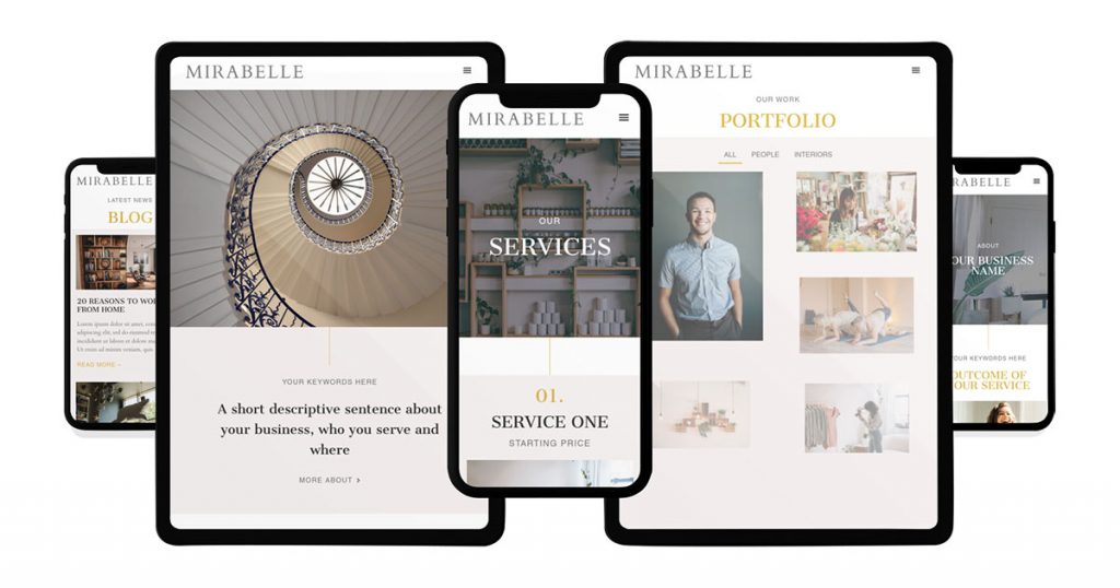 Website template Shrewsbury