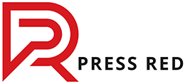 PRESS RED logo wide small