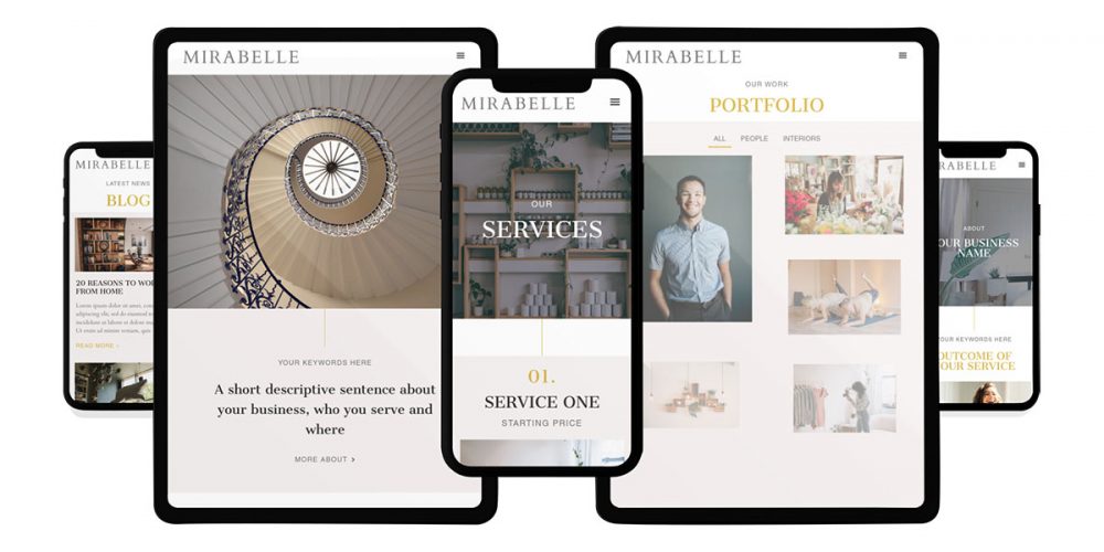 Website template Shrewsbury