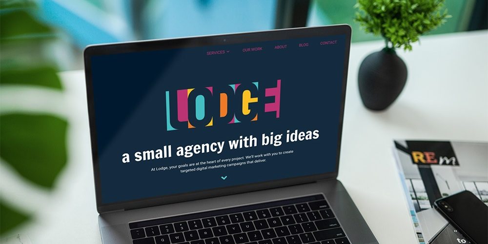 screen representation of web design